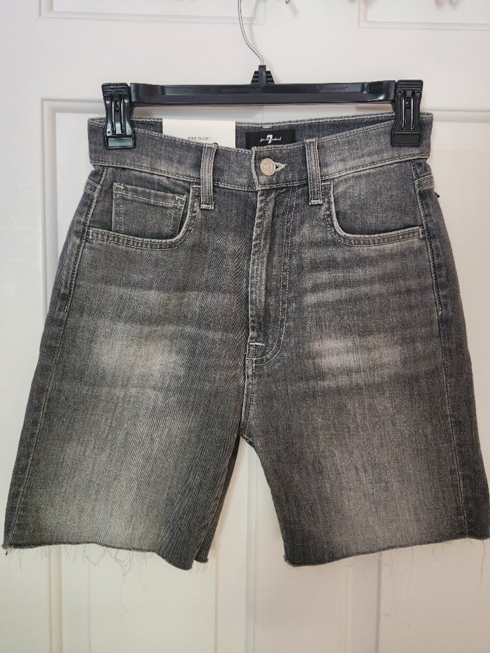 7 for all mankind bike short jeans